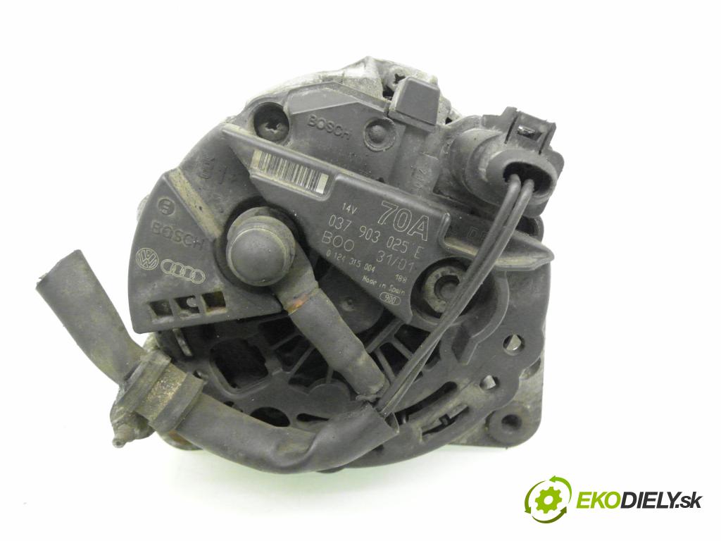 VW GOLF IV (1J1) HB 2001 55,00 1.4 16V - APE 1390,00 Alternátor 037903025E ; 0124315004 (Alternátor)