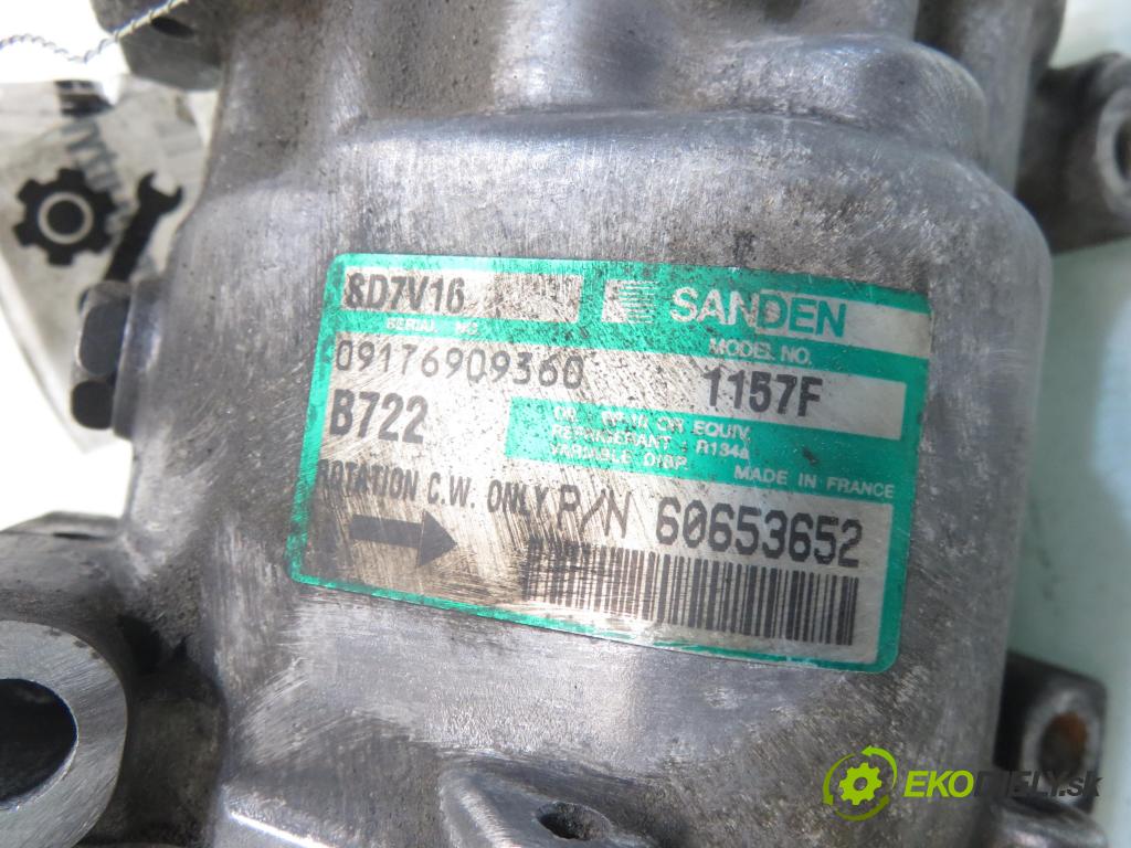 ALFA ROMEO 147 (937_) HB 2003 85,00 1.9 JTD 8V - 937 A2.000 1910,00 KOMPRESOR: klimatizácie 60653652 ; 8D7V16 (Kompresor klimatizácie)