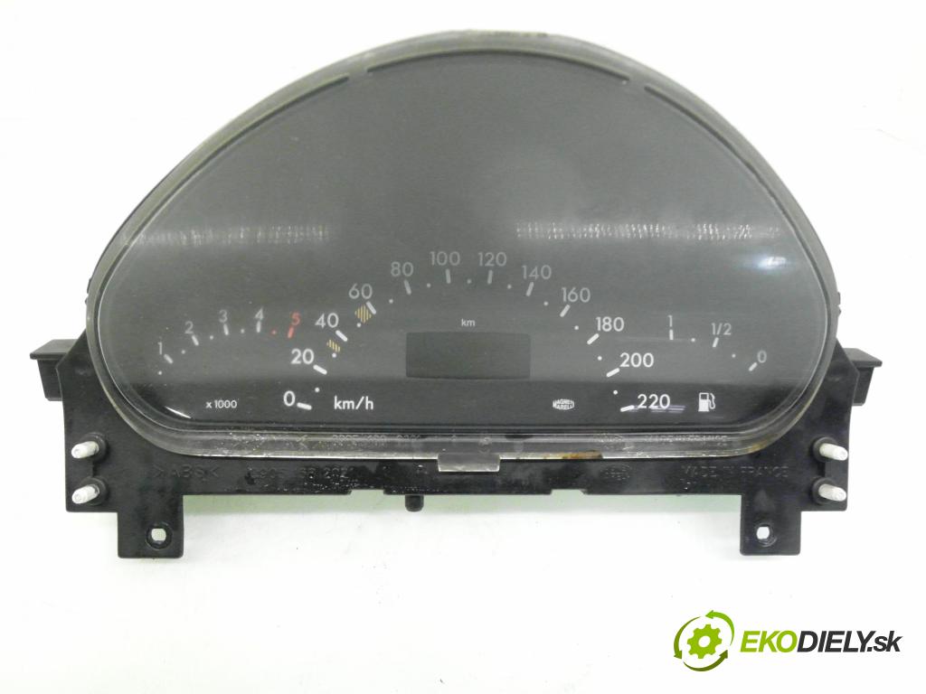 MERCEDES-BENZ KLASA A (W168) HB 2000 66,00 1.7 CDI 90 1689,00 Prístrojovka elektrický A1685403911 ; 09051639901