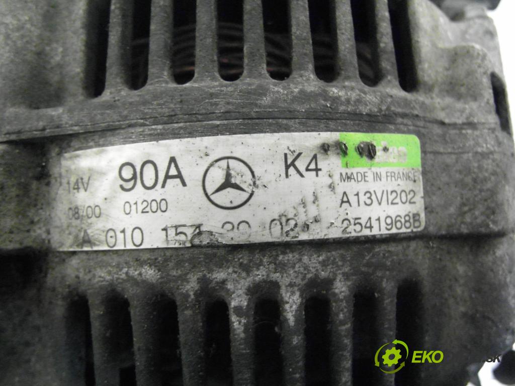 MERCEDES-BENZ KLASA A (W168) HB 2000 66,00 1.7 CDI 90 1689,00 Alternátor A0101543902 ; 2541968B (Alternátor)