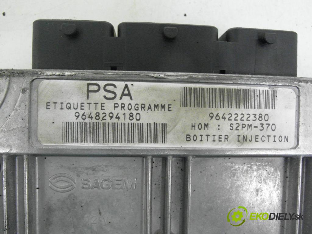 CITROEN C3 I (FC_) HB 2002 54,00 1.4 i - KFV (TU3JP) 1360,00 řídící jednotka motora 9648294180 ; 9642222380 ; 216476273