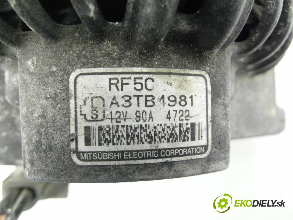 MAZDA 6 sedan (GG) SEDAN 2002 89,00 2.0 DI - RF5C 1998,00 Alternátor A3TB4981 (Alternátor)