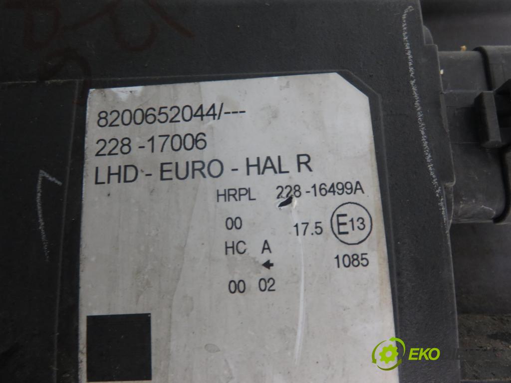 RENAULT MODUS / GRAND MODUS (F/JP0_) HB 2004 55,00 1.2 (JP0C, JP0K, FP0C, FP0K, FP0P, JP0P, JP0T) - D 1149,00 Svetlo PP 8200652044