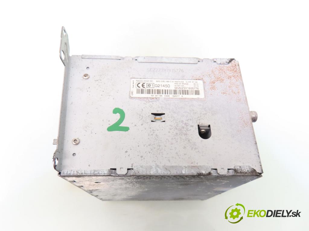 SEAT CORDOBA (6K2) SEDAN 2000 44,00 1.4 - ANW 1390,00 RADIO Modul 6K0035186C
