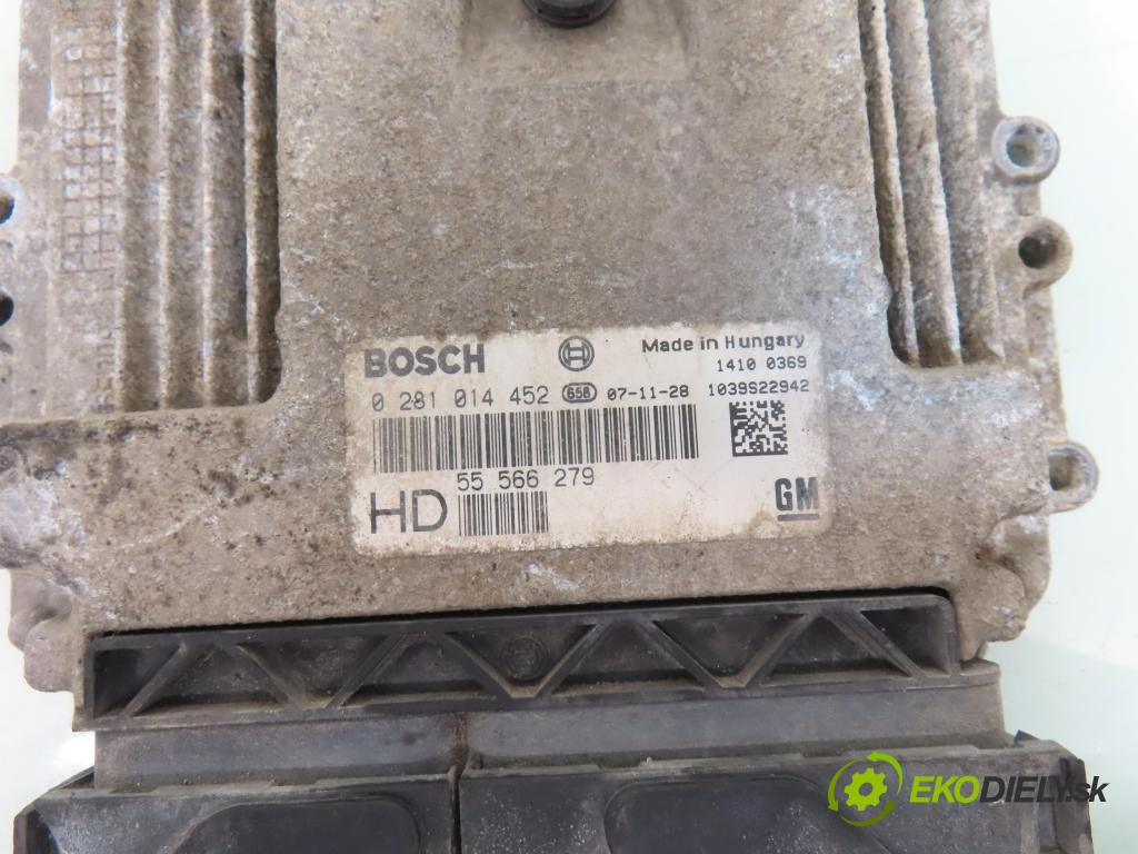 OPEL ZAFIRA B (A05) MINIVAN 2007 88,00 1.9 CDTI 8V 120 - Z 19 DT 1910,00 Riadiaca jednotka Motor 0281014452 ; 55566279