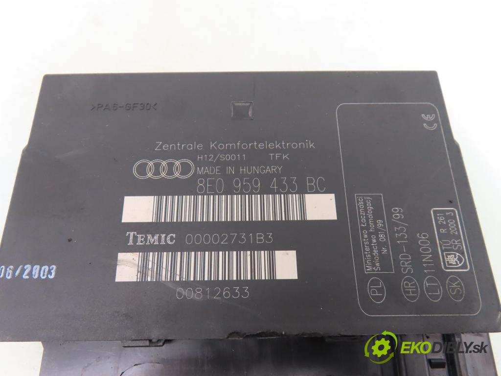 AUDI A4 Avant (8E5, B6) KOMBI 2003 96,00 1.9 TDI PD 130 - AVF 1896,00 MODUL komfortu 8E0959433BC