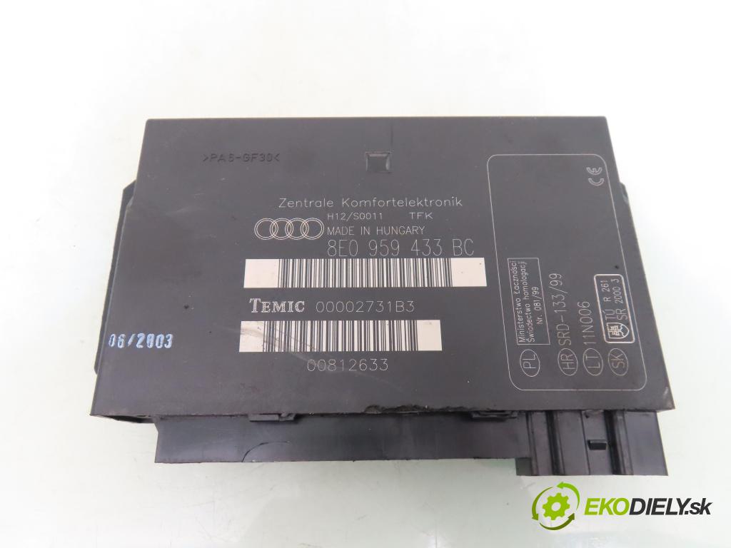 AUDI A4 Avant (8E5, B6) KOMBI 2003 96,00 1.9 TDI PD 130 - AVF 1896,00 MODUL komfortu 8E0959433BC