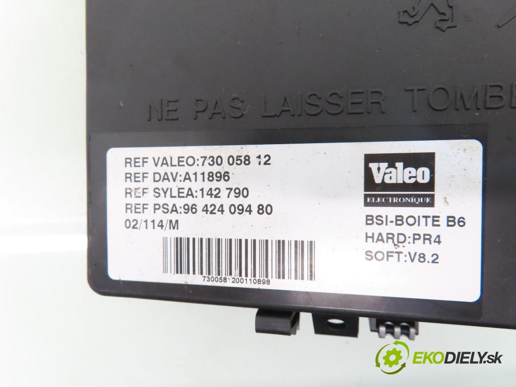 CITROEN XSARA PICASSO (N68) MINIVAN 2002 85,00 1.8 16V - 6FZ (EW7J4) 1749,00 MODUL BSI 73005812 ; 9642409480