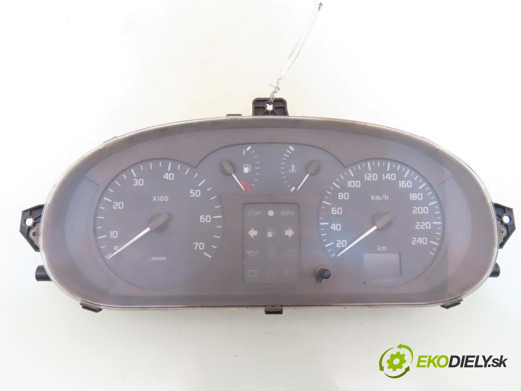RENAULT MEGANE Scenic (JA0/1_) MINIVAN 1999 72,00 1.9 dTi (JA0N) - F9Q 734 1870,00 Prístrojovka elektrický P7700427896A