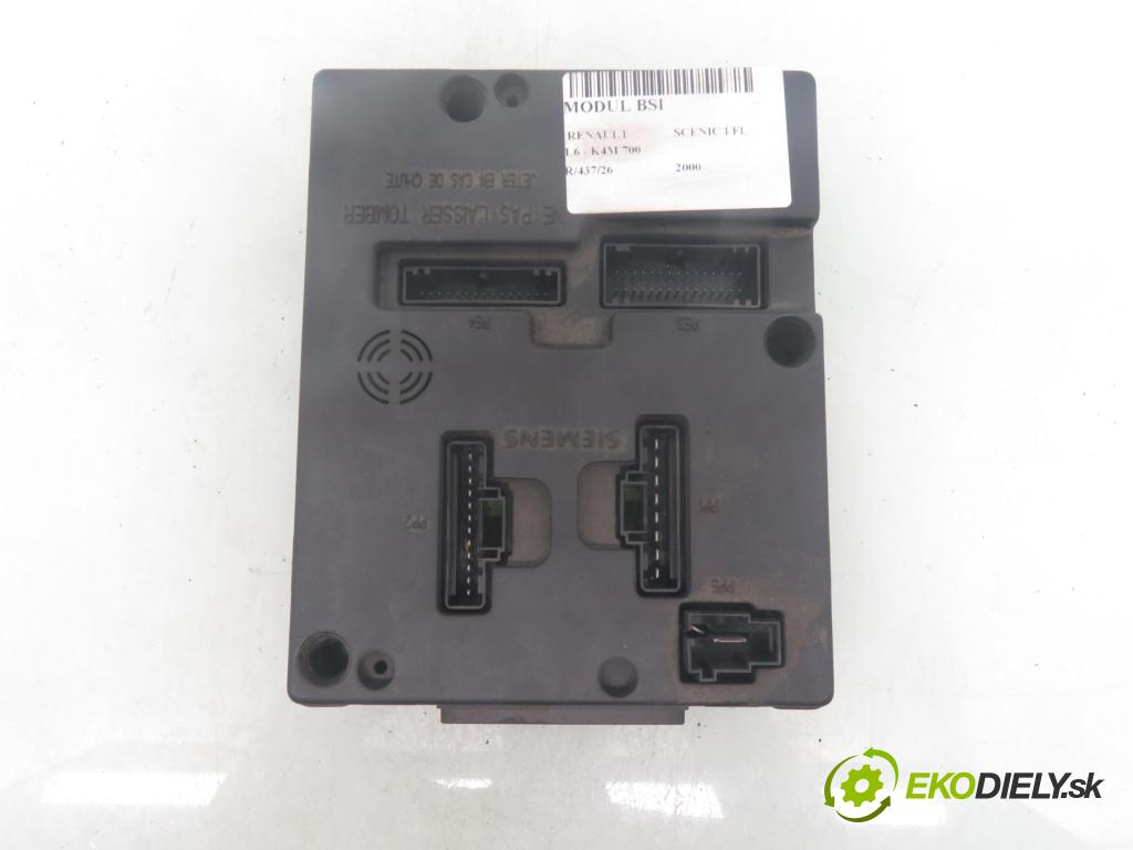 RENAULT SCENIC I (JA0/1_) MINIVAN 2000 79,00 1.6 - K4M 700 1598,00 MODUL BSI 8200029342B ; S108502610D