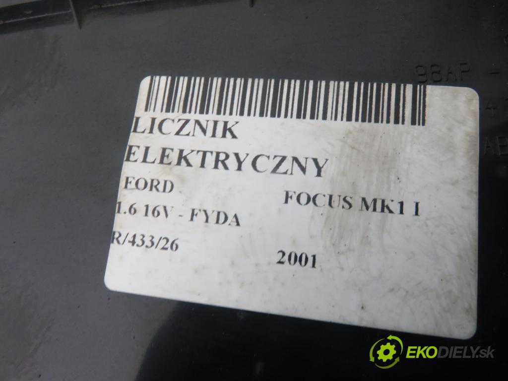 FORD FOCUS (DAW, DBW) HB 2001 74,00 1.6 16V 100 - FYDA 1596,00 Prístrojovka elektrický 98AB10849JH