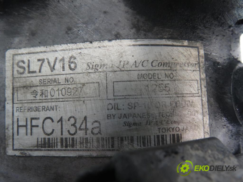 FORD FOCUS II Turnier (DA_, FFS, DS) KOMBI 2007 80,00 1.6 TDCi 109 - G8DA 1560,00 KOMPRESOR: klimatizácie SL7V16 (Kompresor klimatizácie)