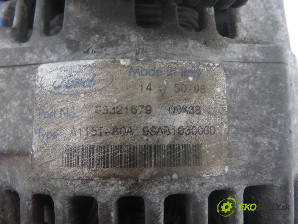 FORD FOCUS (DAW, DBW) HB 2001 74,00 1.6 16V 100 - FYDA 1596,00 Alternátor A115I80A ; 98AB10300GD (Alternátor)