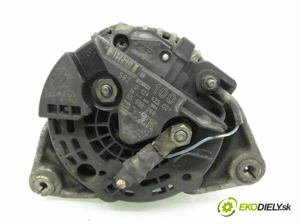 OPEL MERIVA A nadwozie wielkoprzestrzenne (MPV) (X03) MINIVAN 2005 66,00 1.4 16V Twinport - Z 14 XEP 1364,00 Alternátor 0124425021 ; 55556068 (Alternátor)