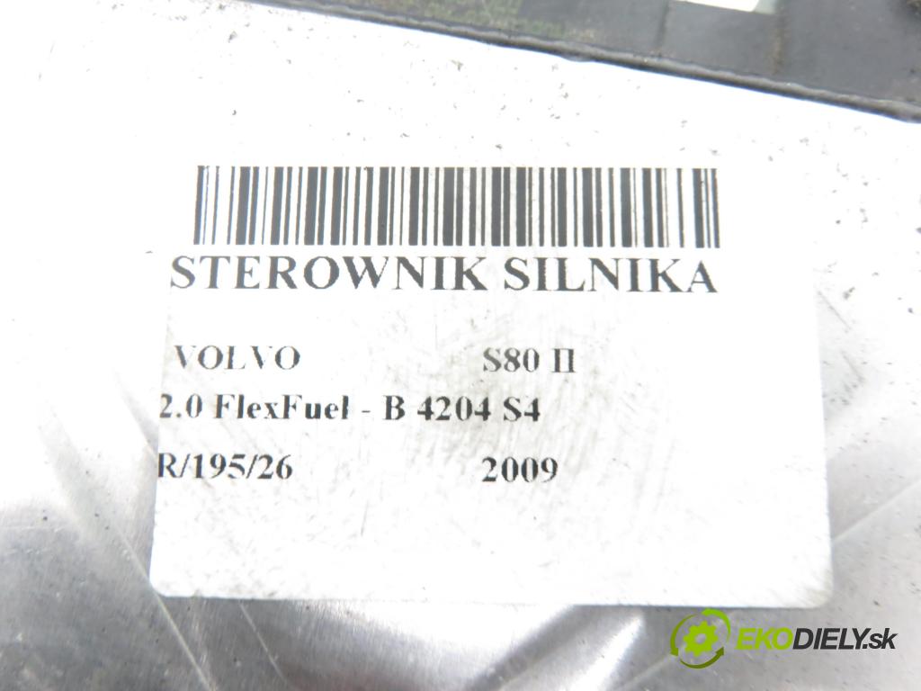 VOLVO S80 II (AS) SEDAN 2009 107,00 2.0 FlexFuel - B 4204 S4 1999,00 řídící jednotka motora 30729351