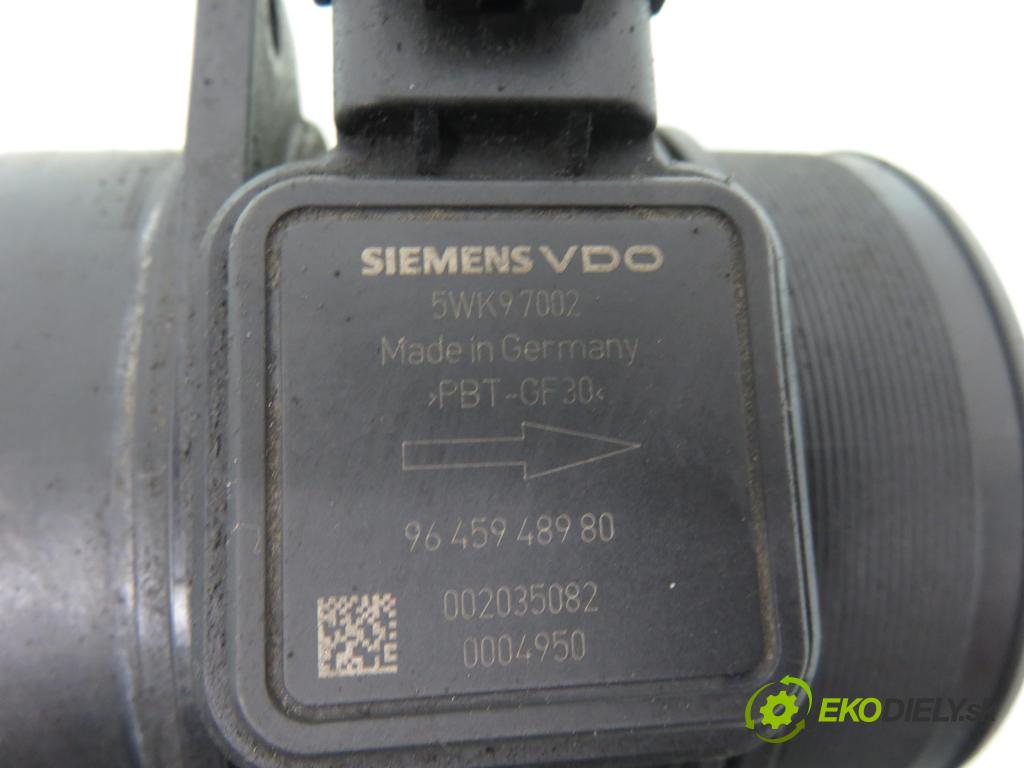 VOLVO V50 (MW) KOMBI 2005 100,00 2.0 D 136 - D 4204 T (PSA) 1997,00 váha vzduchu vzduchu 9645948980 ; 5WK97002