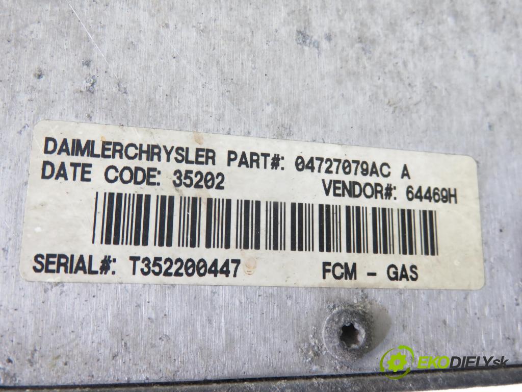 CHRYSLER VOYAGER IV (RG, RS) MINIVAN 2003 108,00 2.4 - EDZ 2429,00 MODUL BSI 04727079AC ; 04748555AC