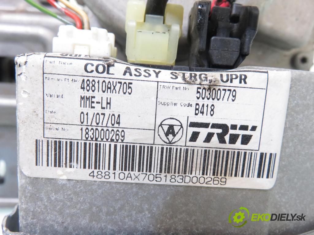 NISSAN MICRA III (K12) HB 2004 48,00 1.2 - CR12DE 1240,00 serv/podporovanie elektrické 50410263 ; 48810AX705