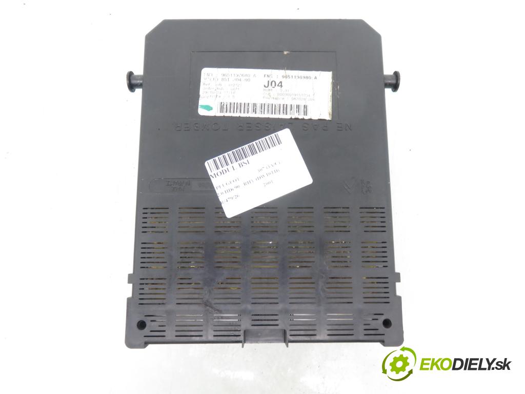 PEUGEOT 307 (3A/C) HB 2001 66,00 2.0 HDi 90 - RHY (DW10TD) 1997,00 MODUL BSI 9651197680A ; 9651196980A