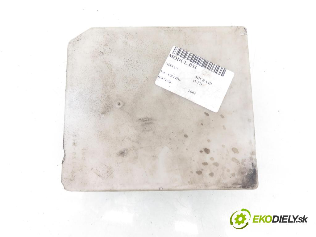 NISSAN MICRA III (K12) HB 2004 65,00 1.4 - CR14DE 1386,00 MODUL BSI