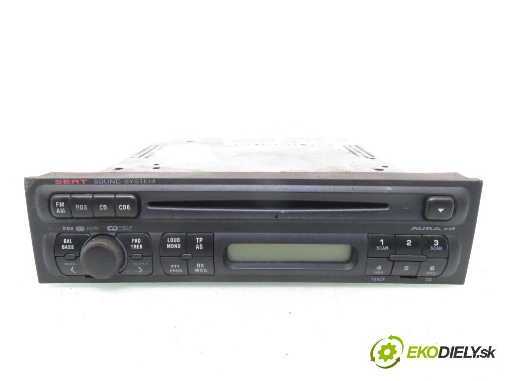 SEAT TOLEDO II (1M2) SEDAN 2003 77,00 1.6 16V - AUS 1598,00 RADIO CD 1M0035186K