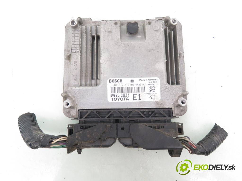 TOYOTA COROLLA (_E12_) SEDAN 2007 66,00 1.4 D-4D 90 - 1ND-TV 1364,00 Riadiaca jednotka Motor 0281013413 ; 8966102E10