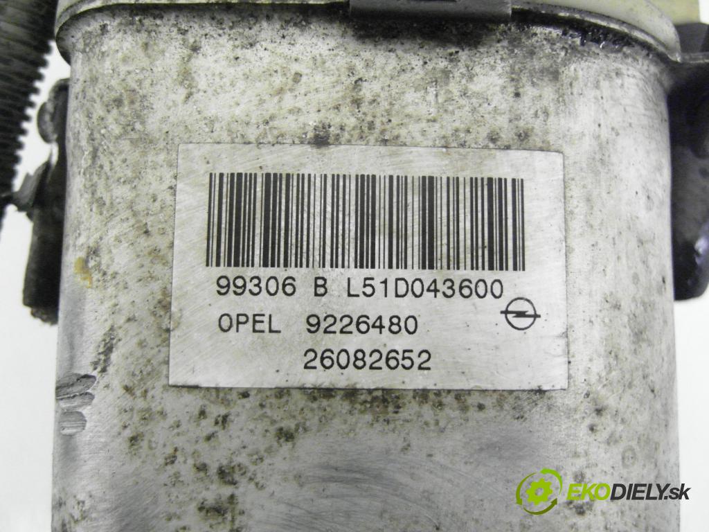 OPEL ASTRA G liftback (T98) HB 2000 74,00 1.6 16V - X 16 XEL 1598,00 Pumpa servočerpadlo 9226480 ; 26082652