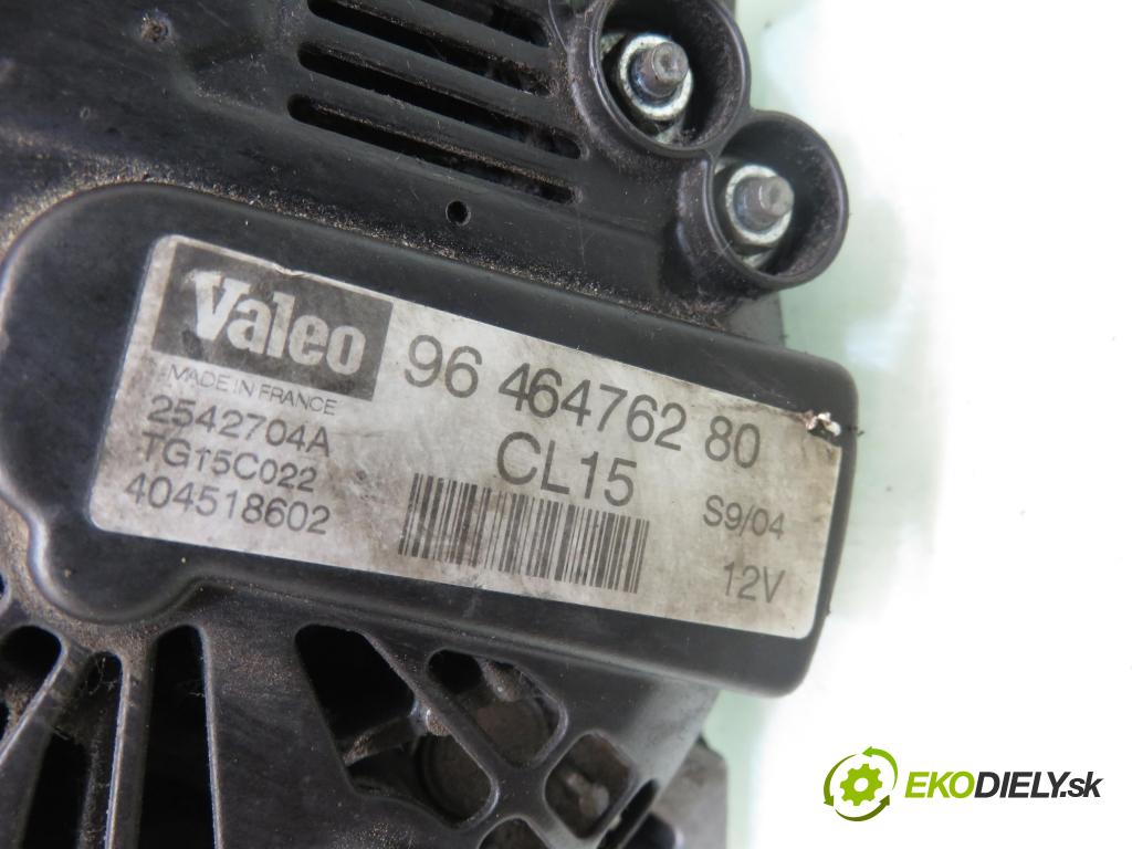 CITROEN C3 I (FC_) HB 2005 50,00 1.4 HDi - 8HZ (DV4TD) 1398,00 Alternátor 9646476280 ; 2532704A ; TG15C022 (Alternátor)