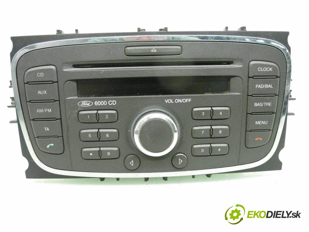 FORD FOCUS II Turnier (DA_, FFS, DS) KOMBI 2007 80,00 1.6 TDCi 109 - G8DB 1560,00 RADIO CD 10R023539 ; 7M5T18C815BA