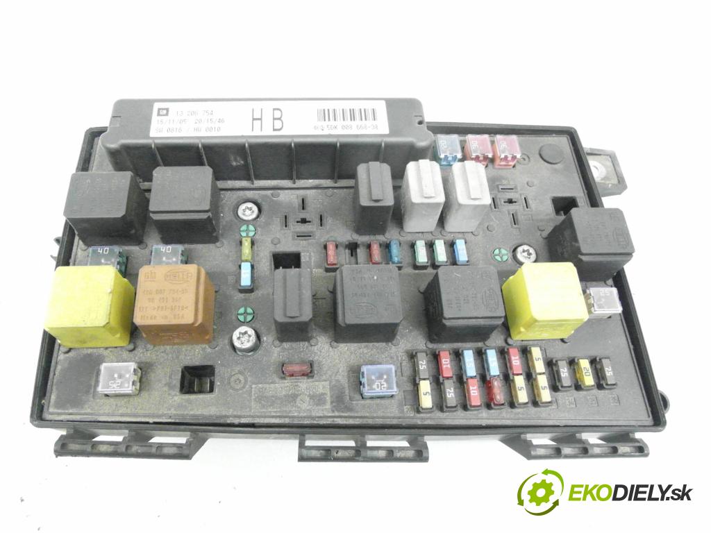 OPEL ASTRA H GTC (L08) COUPE 2006 88,00 1.9 8V CDTI 120 - Z 19 DT 1910,00 MODUL BSI 5DK00866838 ; 13206754