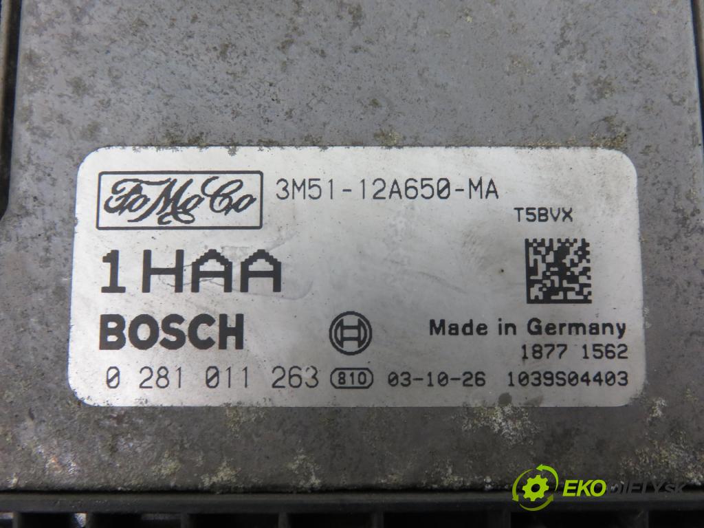 FORD FOCUS C-MAX (DM2) MINIVAN 2004 80,00 1.6 TDCi 109 - G8DB 1560,00 Riadiaca jednotka Motor 3M5112A650MA ; 0281011263