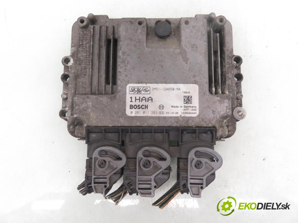 FORD FOCUS C-MAX (DM2) MINIVAN 2004 80,00 1.6 TDCi 109 - G8DB 1560,00 Riadiaca jednotka Motor 3M5112A650MA ; 0281011263
