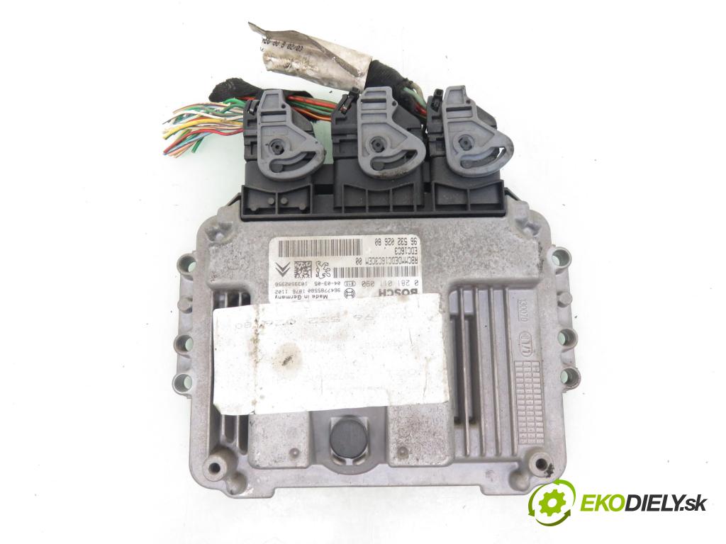 PEUGEOT 307 (3A/C) HB 2004 50,00 1.4 HDi - 8HZ (DV4TD) 1398,00 Riadiaca jednotka Motor 0281011090 ; 9653202680