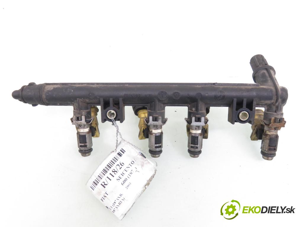 FIAT SEICENTO / 600 (187_) HB 2003 40,00 1.1 54 - 176 B2.000 1108,00 Lišta vstrekovacia B6713219018301 (Vstrekovacia lišta)