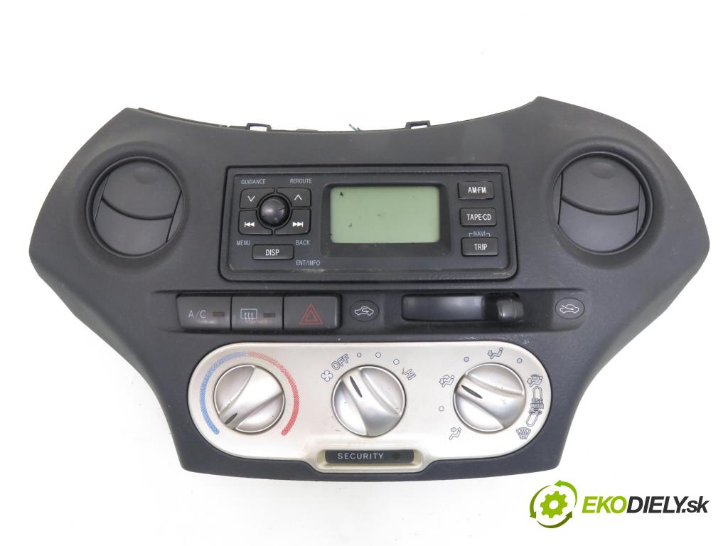 TOYOTA YARIS (_P1_) HB 2005 64,00 1.3 VVTi 87 - 2SZ-FE 1298,00 Panel kúrenia KLIMATIZACE: 861100D040 ; 554050D110B0 ; 554120D020