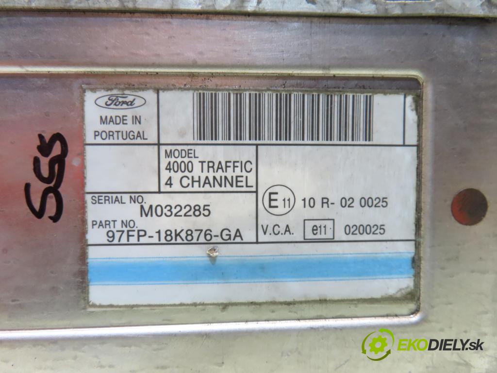 FORD FOCUS (DAW, DBW) HB 1998 55,00 1.4 16V - FXDA 1388,00 RADIO Modul 97FP18K876GA