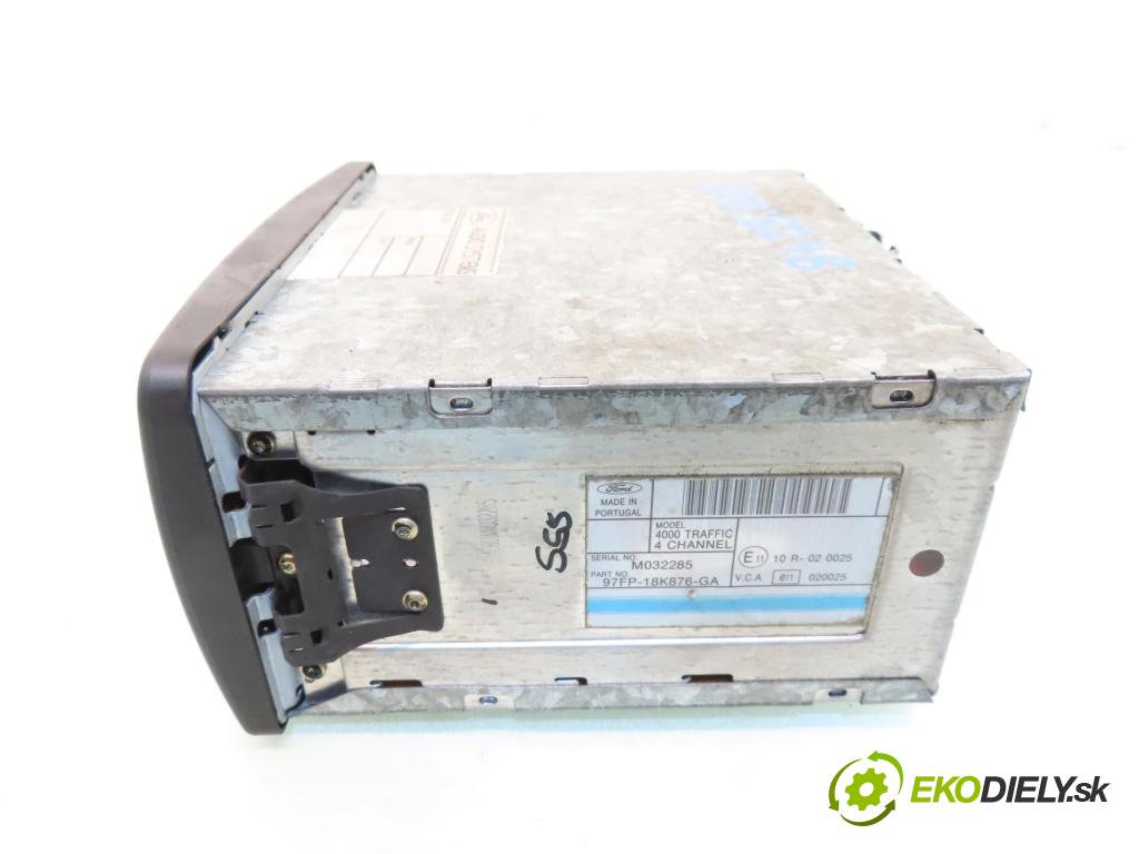 FORD FOCUS (DAW, DBW) HB 1998 55,00 1.4 16V - FXDA 1388,00 RADIO Modul 97FP18K876GA