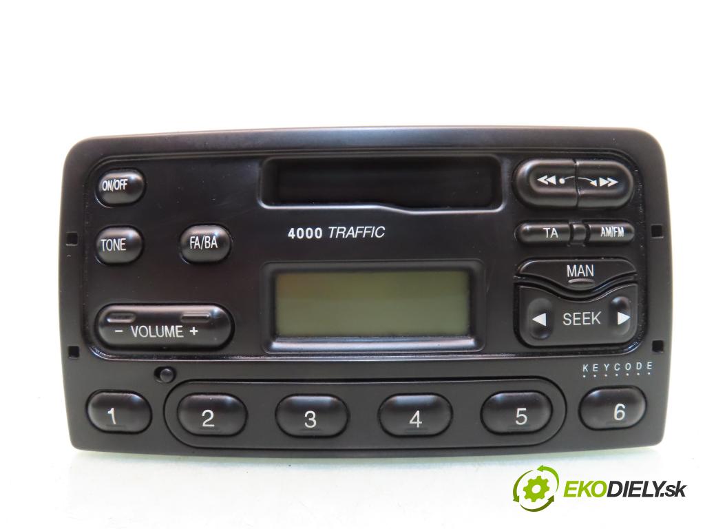FORD FOCUS (DAW, DBW) HB 1998 55,00 1.4 16V - FXDA 1388,00 RADIO Modul 97FP18K876GA