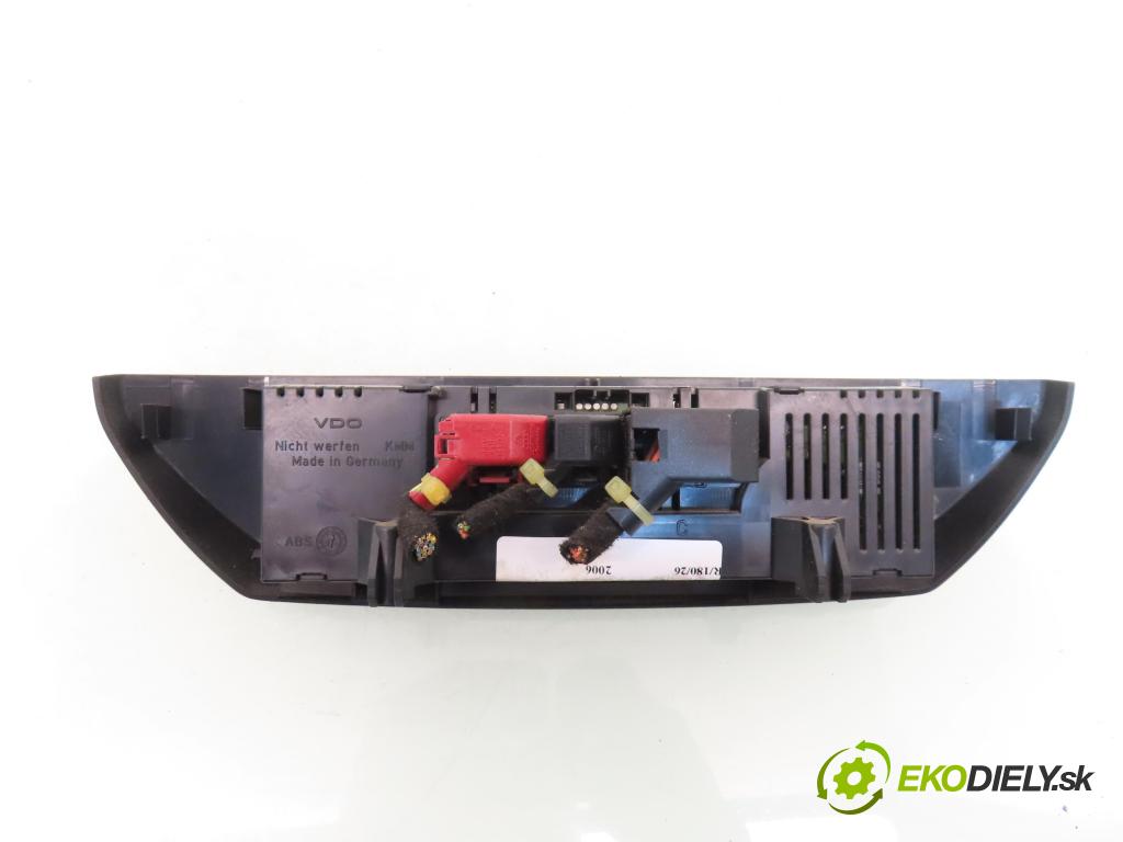 VW POLO (9N_) HB 2006 51,00 1.4 TDI - BNM 1422,00 Panel kúrenia KLIMATRONIK 6Q0907044E
