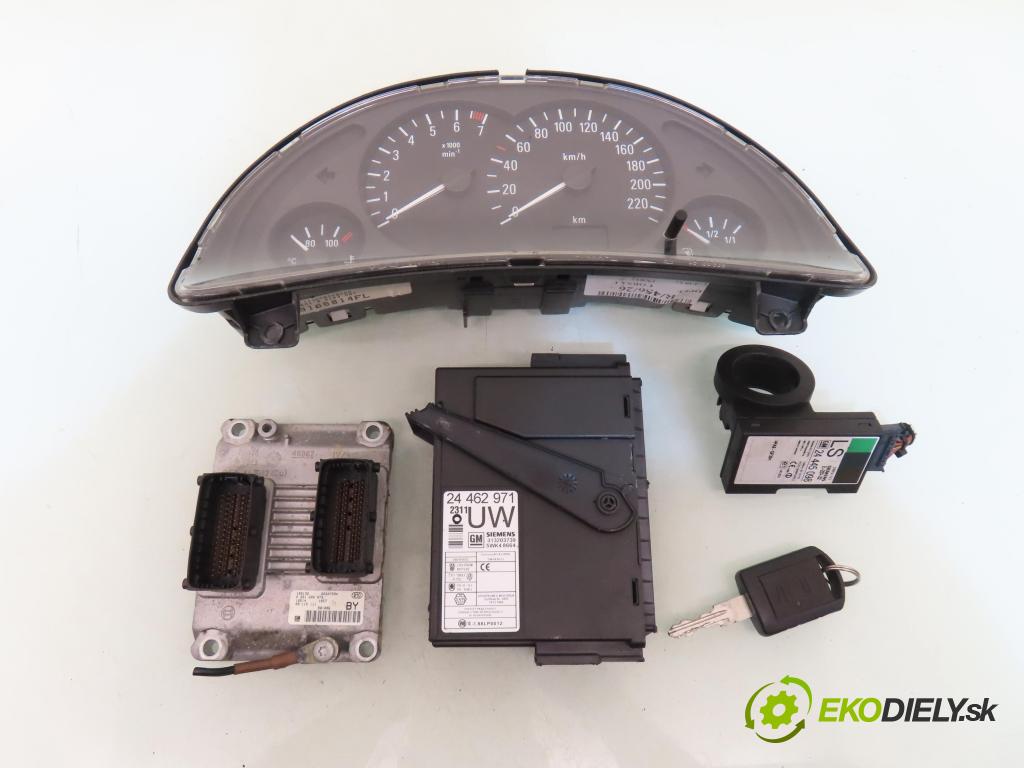 OPEL CORSA C (X01) HB 2001 43,00 1.0 12V 58 - Z 10 XE 973,00 spinačka / imobilizéra IMMO / Riadiaca jednotka 0261206072 ; 09115111 ; 09166814FL