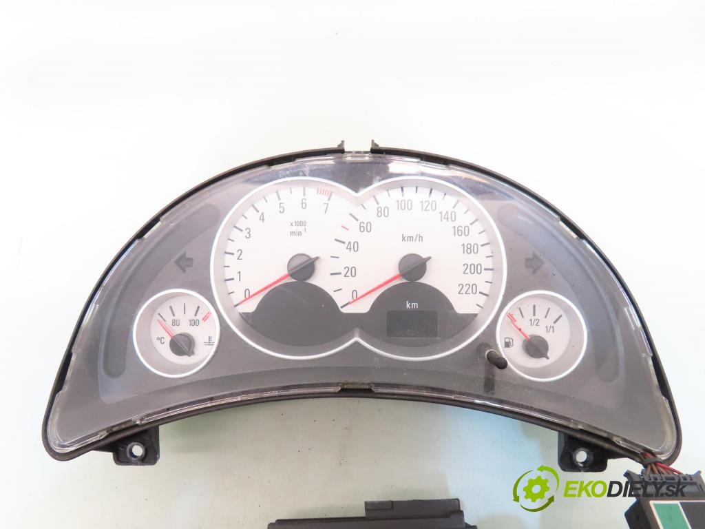 OPEL CORSA C (X01) HB 2006 55,00 1.2 16V 75 - Z 12 XE 1199,00 spinačka / imobilizéra IMMO / Riadiaca jednotka 0261208253 ; 55352622 ; 13173357WL