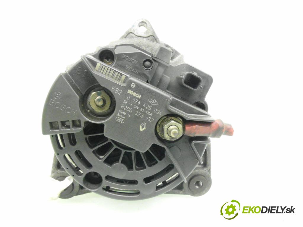 RENAULT MODUS / GRAND MODUS (F/JP0_) HB 2006 72,00 1.4 (JP01, JP0J) - K4J 770 1390,00 Alternátor 0124425034 ; 8200323137 (Alternátor)