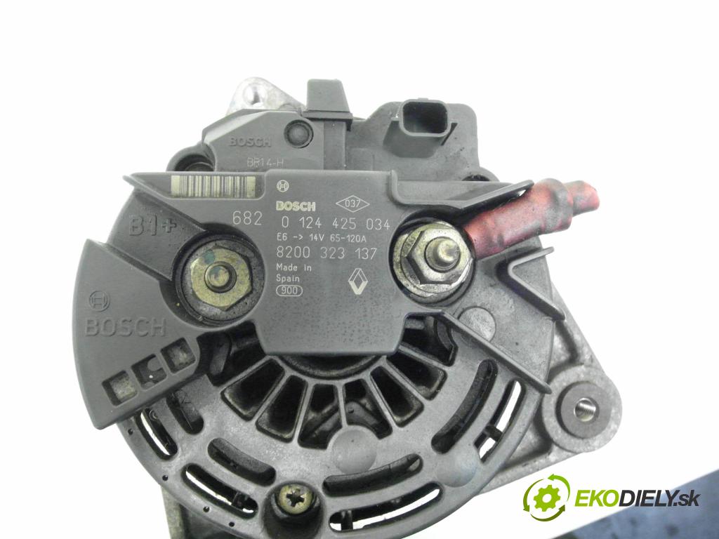 RENAULT MODUS / GRAND MODUS (F/JP0_) HB 2006 72,00 1.4 (JP01, JP0J) - K4J 770 1390,00 Alternátor 0124425034 ; 8200323137 (Alternátor)