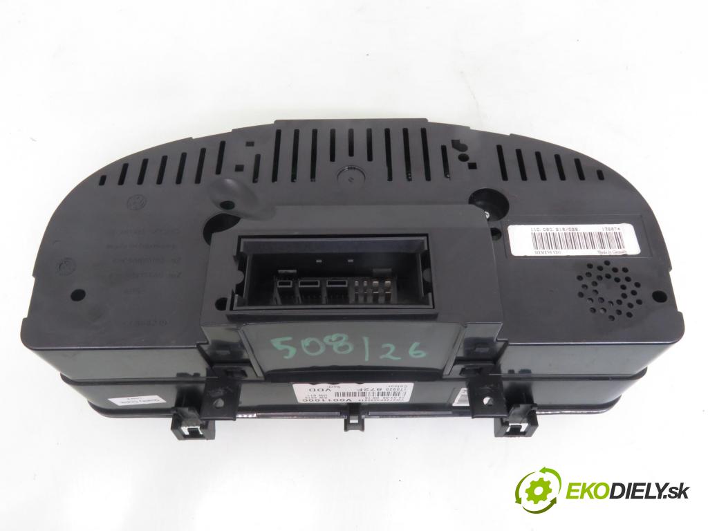 VW TOURAN (1T1, 1T2) MINIVAN 2006 77,00 1.9 TDI - BXE 1896,00 prístrojovka elektrický 1T0920872F ; V0011000