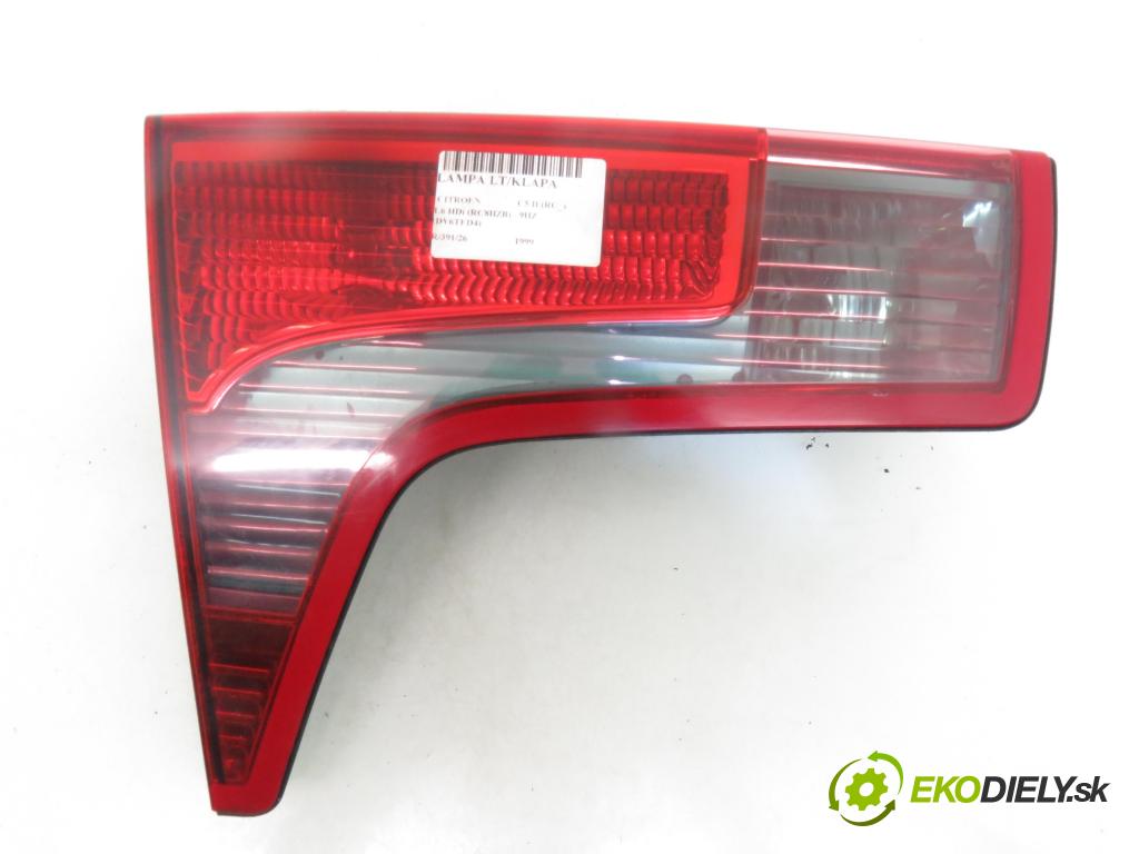 CITROEN C5 II (RC_) LIFTBACK 1999 80,00 1.6 HDi (RC8HZB) - 9HZ (DV6TED4) 1560,00 Svetlo ľavé zadné kufor 89032711X31G