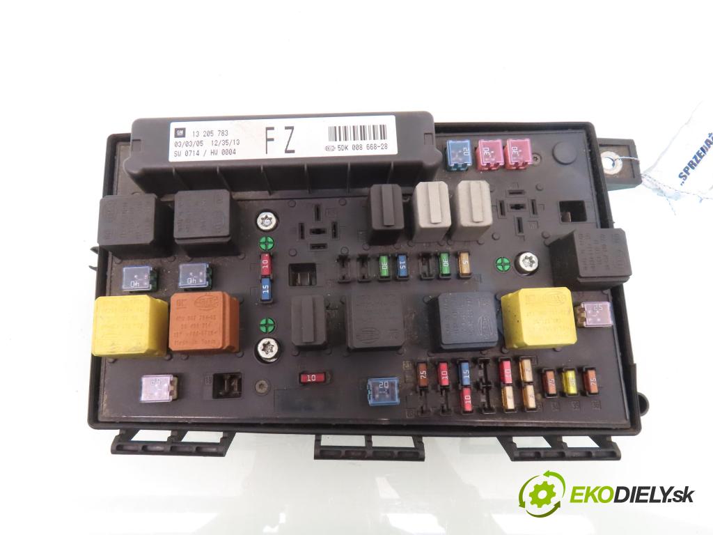 OPEL ASTRA H (A04) HB 2005 88,00 1.9 CDTI - Z 19 DT 1910,00 MODUL BSI 13205783FZ ; 5DK00866828