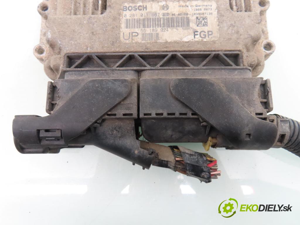 OPEL ASTRA H (A04) HB 2005 88,00 1.9 CDTI - Z 19 DT 1910,00 Riadiaca jednotka Motor 0281011667 ; 55189924