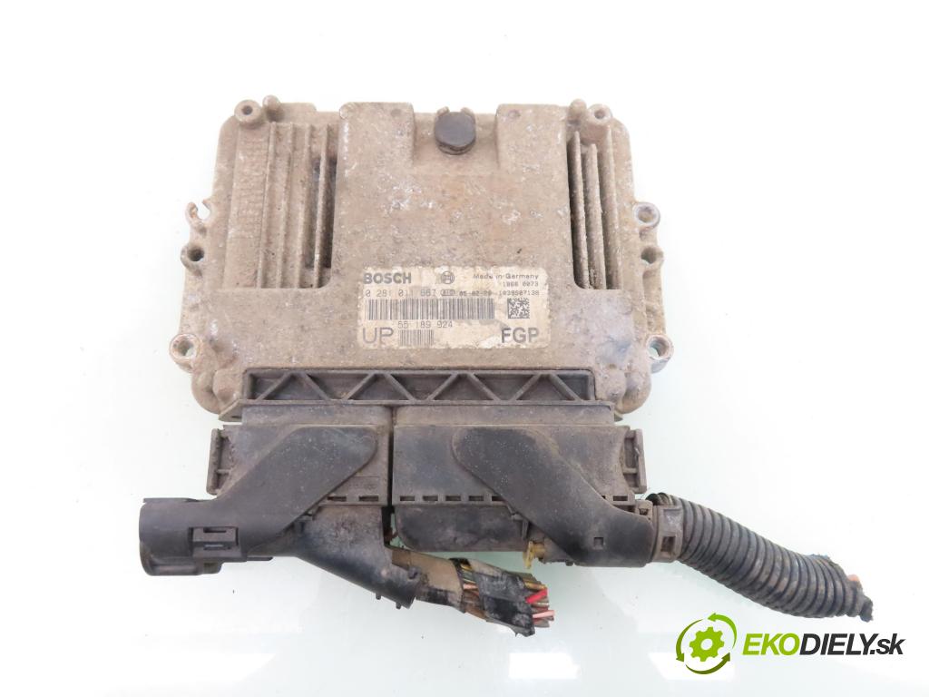 OPEL ASTRA H (A04) HB 2005 88,00 1.9 CDTI - Z 19 DT 1910,00 Riadiaca jednotka Motor 0281011667 ; 55189924