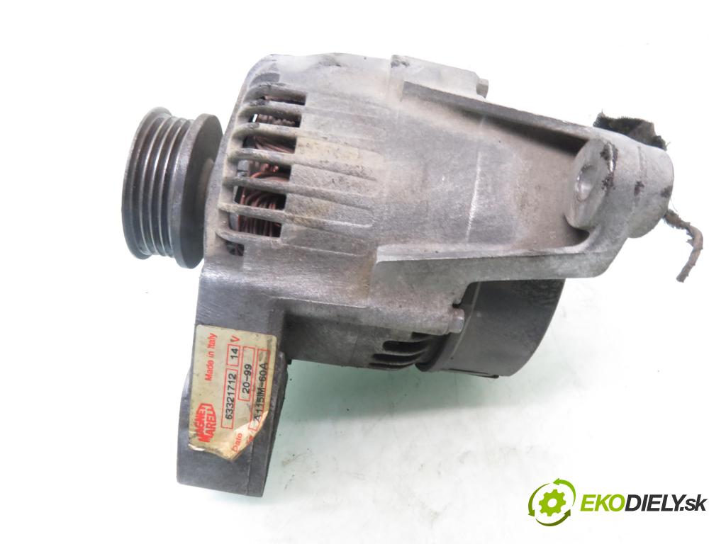 FIAT PUNTO (188_) HB 1999 44,00 1.2 60 - 188 A4.000 1242,00 Alternátor 63321712 (Alternátor)