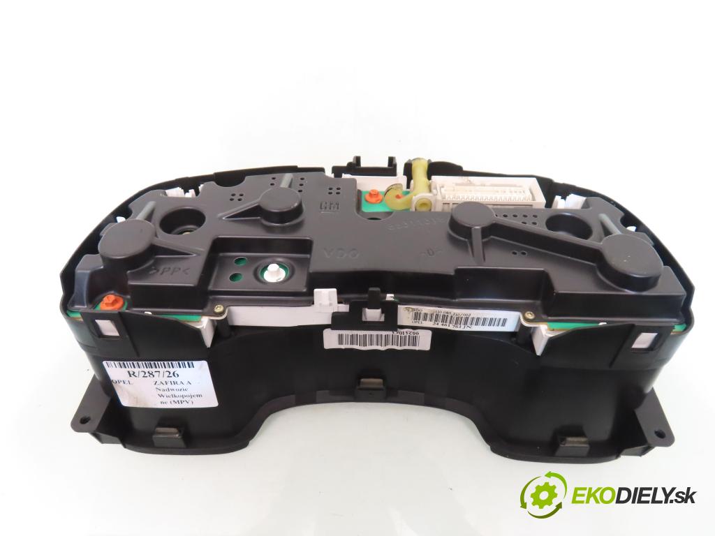 OPEL ZAFIRA A Nadwozie Wielkopojemne (MPV) (T98)  MINIVAN 2003 74,00 2.0 DTI 16V 101 - Y 20 DTH 1995,00 Prístrojovka elektrický 24461761JN